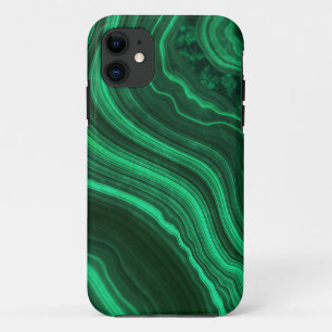 Case-Mate iPhone Case Texture de malachite verte