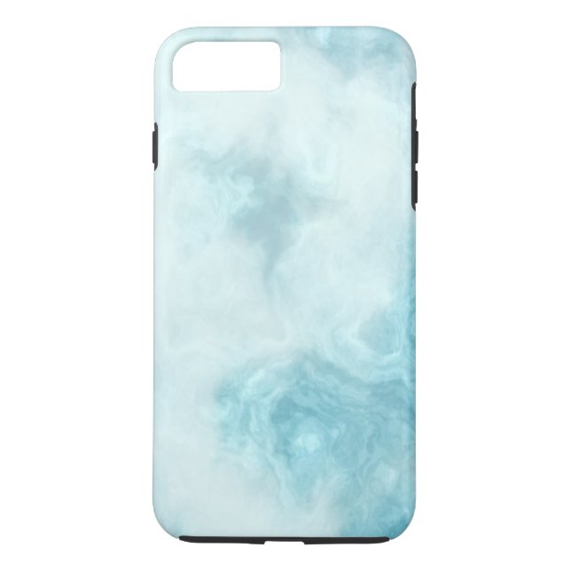 Coques Case-Mate iPhone Texture de Marbre blanc simple personnalisée (Dos)