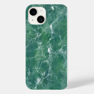 Coque Pour iPhone 14 Texture de marbre vert
