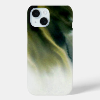 Coque Pour iPhone 15 Texture de peinture à l'aquarelle