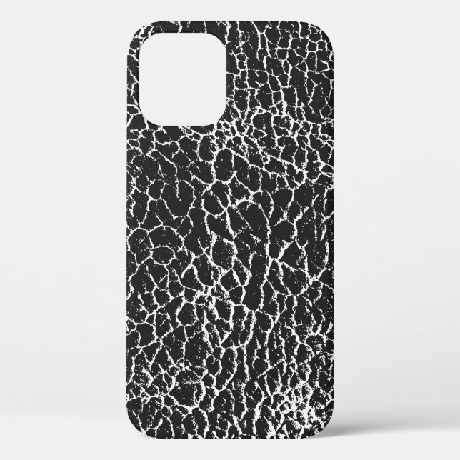 Coques Case-Mate iPhone Texture de superposition désaffectée du crocodile  (Verso)