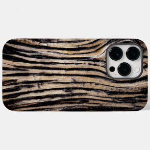 Coque Pour Pour iPhone 14 Pro Max Texture d'écorce d'arbre brûlé