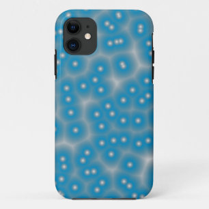 Coque Case-Mate Pour iPhone texture des points bleus et blancs