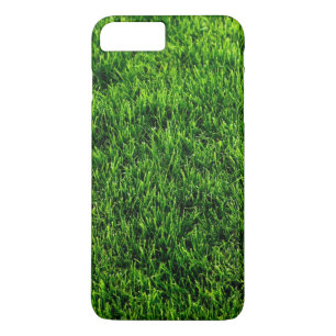 Coque iPhone 8 Plus/7 Plus Texture d'herbe verte d'un terrain de football