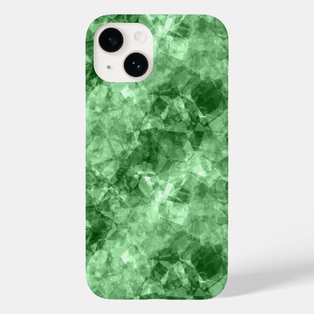 Coques Case-Mate iPhone Texture écaillée vert foncé (Verso)