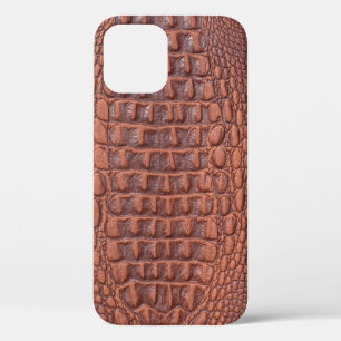 Case-Mate iPhone Case texture en cuir Brown fond abstrait, vieilli, anim