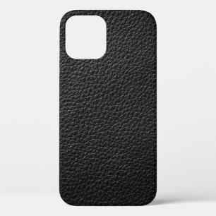 Case-Mate iPhone Case Texture en cuir noir et cuir fond, texture