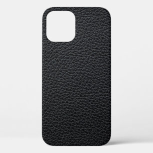 Case-Mate iPhone Case Texture en cuir noir ou arrière - plan. cuir, text