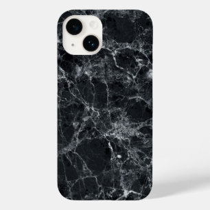 Coque Pour iPhone 14 Texture en marbre noir