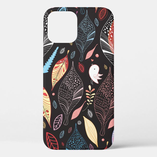 Coques Case-Mate iPhone texture foliaire d'automne (Verso)