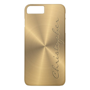 Etui iPhone Case-Mate Texture radiale métallique personnalisée d'or
