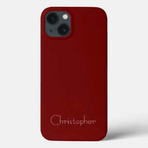 Case-Mate iPhone Case Texture radiale rouge foncé personnalisée