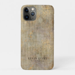 Case-Mate iPhone Case Texture rustique de lin beige Elegant