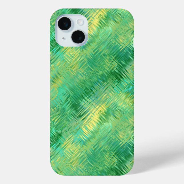 Coques Case-Mate iPhone Texture verre vert émeraude (Verso)