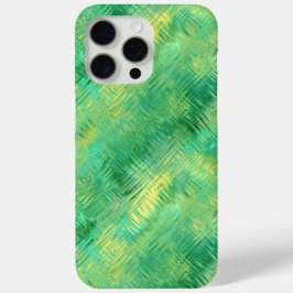 Coque iPhone 15 Pro Max Texture verre vert émeraude