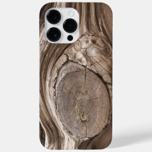 Coque Pour Pour iPhone 14 Pro Max Textures en bois rustique Pine Knot photo de gros