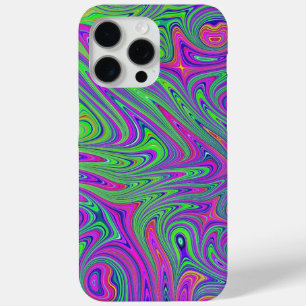 Coque iPhone 15 Pro Max textures psychodeliques