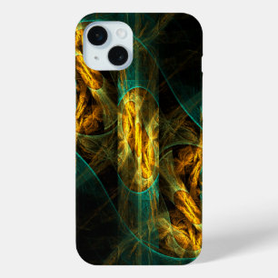 Coque iPhone 15 Mini The Eye of the Jungle Abstract