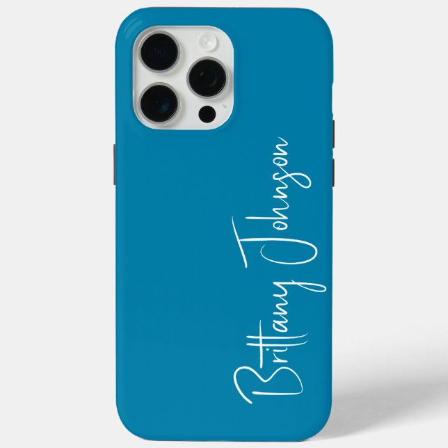 Coques Case-Mate iPhone Thé vert monogrammé (Verso)