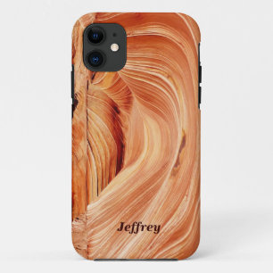 Coque iPhone 11 "The Wave", Arizona, Nature, nom 
