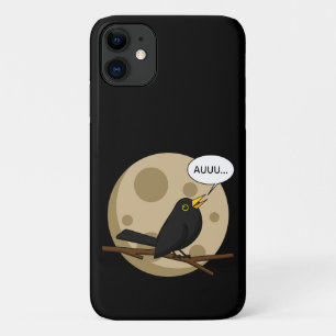 Case-Mate iPhone Case The Werebird - Blackbird Howling at the Moon Comic