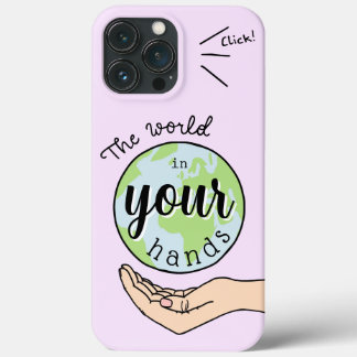 Case-Mate iPhone Case the world in your hands Case-mate iPhone Enveloppe