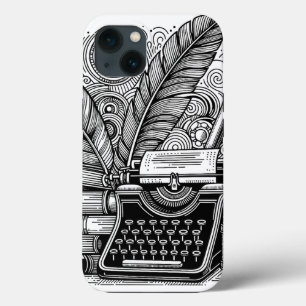 Case-Mate iPhone Case Thème de l'écrivain vintage 2 Couleur moi