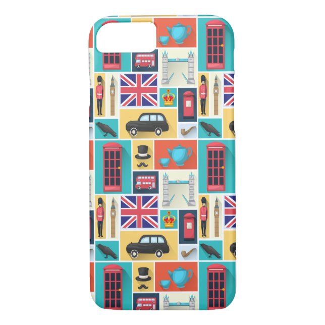 Coques Case-Mate iPhone Thème de Londres (Dos)