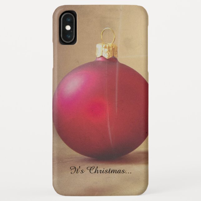 Coques Case-Mate iPhone thème de Noël avec boule de Noël (Dos)