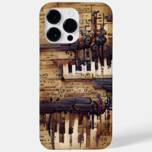 Coque Pour Pour iPhone 14 Pro Max THÈME STEAMPUNK MUSICAL Brown