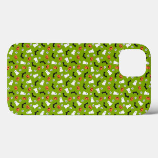 Case-Mate iPhone Case Thème vert citrouille et chauves-souris