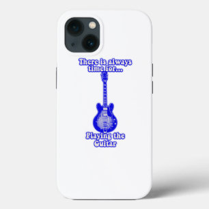 Case-Mate iPhone Case There is always time for playing the guitar. blue