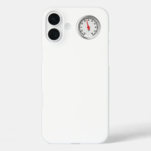 Coques iPhone 16 Plus Thermomètre Celsius rond