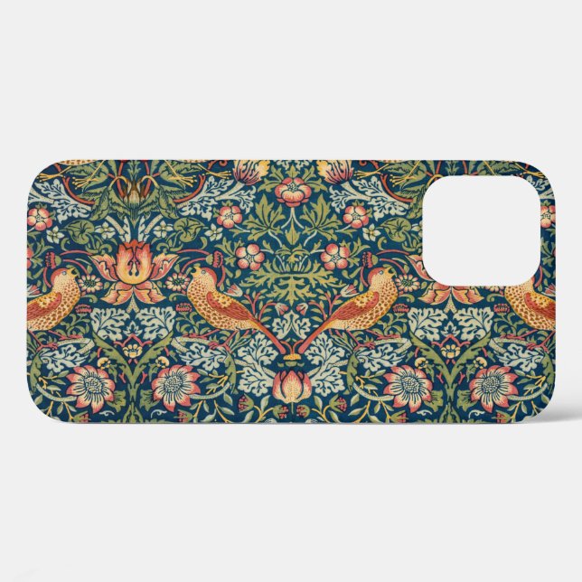 Coques Case-Mate iPhone Thief de fraises par William Morris (Verso (horizontal))