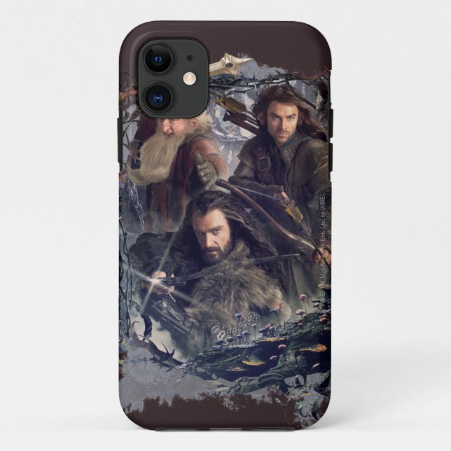 Coques Case-Mate iPhone Thorin, Kili et Balin Graphic (Dos)