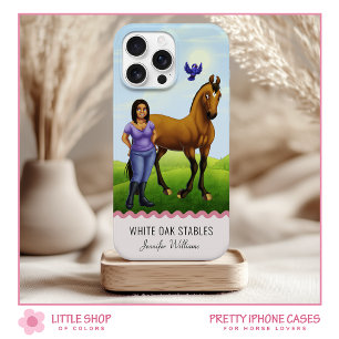 Coque Pour iPhone 15 Thoroughbred Horse et Rider iPhone