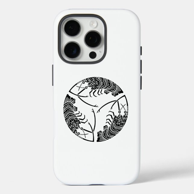 Coques Case-Mate iPhone Three head-to tail spiny lobsters (Verso)