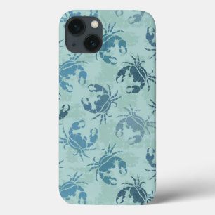 iPhone 13 Case Tie Dye Motif De Crabes