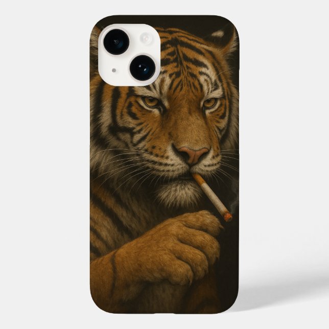 Coques Case-Mate iPhone Tiger Attitude Cool Wild Phone Case" (Verso)