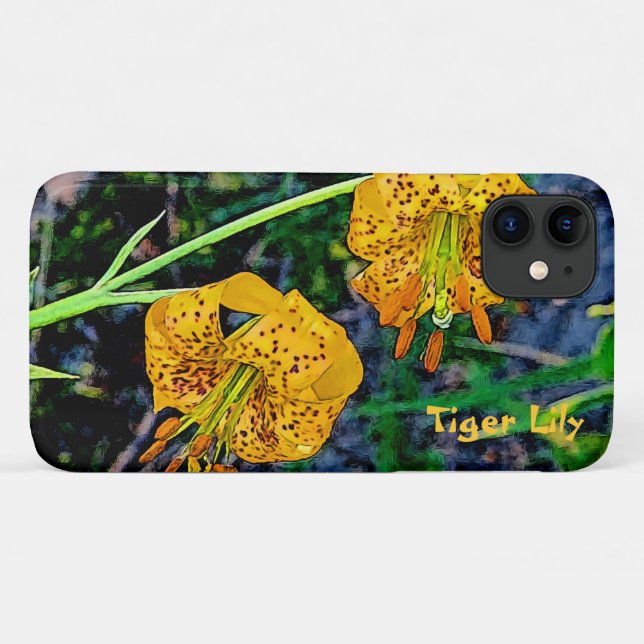 Coques Case-Mate iPhone Tiger Lily (Dos (Horizontal))