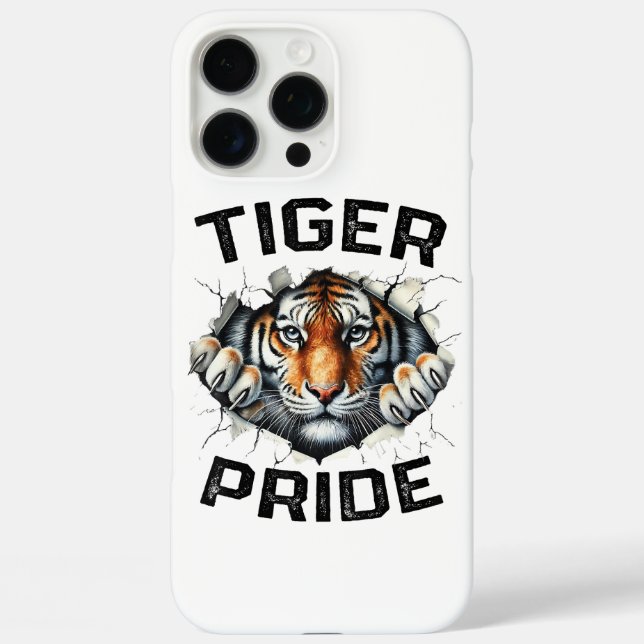 Coques Case-Mate iPhone Tiger Pride Retro Tiger School (Verso)