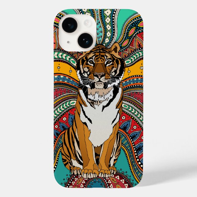 Coques Case-Mate iPhone Tigre indien (Verso)