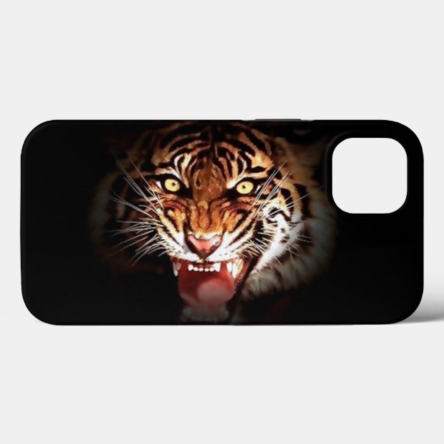 Coques Case-Mate iPhone Tigre sauvage de Sumatran (Verso (horizontal))