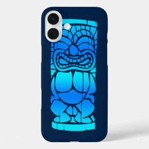 Coques iPhone 16 Plus Tiki Ailani Hawaiian Sunset Blend Blue