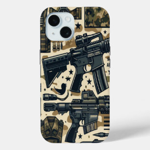 Coque Pour iPhone 15 Timber Duck Camo Classic patern