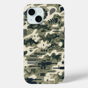 Coque Pour iPhone 15 Timber Duck Camo Classic patern