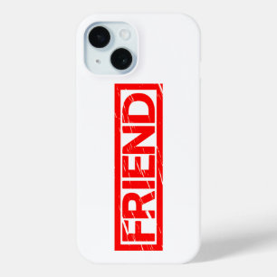 Coque Pour iPhone 15 Timbre ami