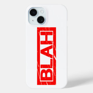Coque Pour iPhone 15 Timbre Blah