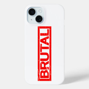 Coque Pour iPhone 15 Timbre Brutal