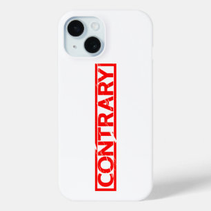 Coque Pour iPhone 15 Timbre contraire